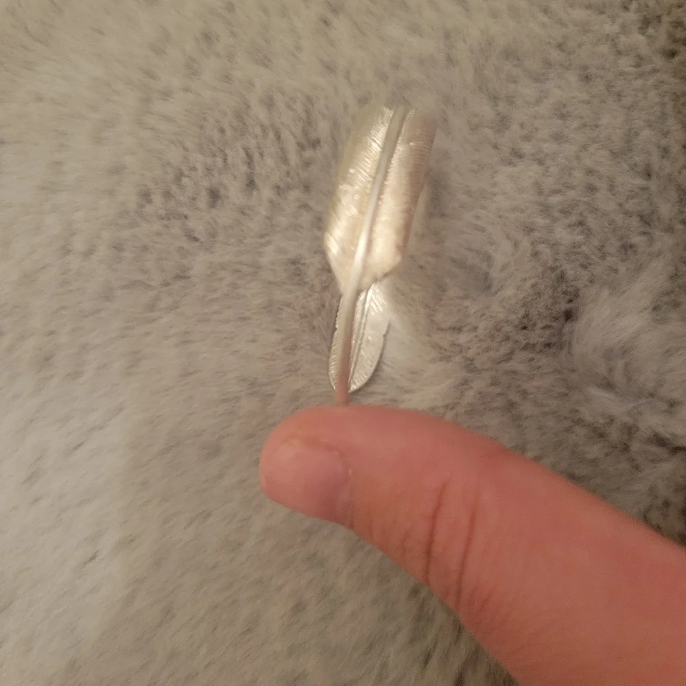 Silver Feather Bracelet